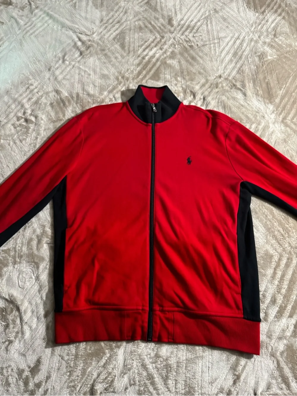 Polo Ralph Lauren Red Full-Zip Track Jacket